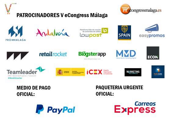 Patrocinadores del V eCongress de Málaga